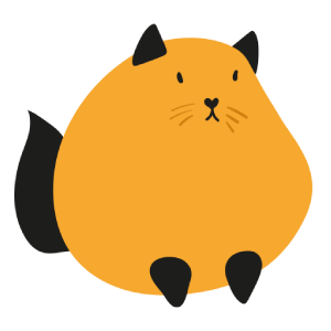 Round Orange Cat